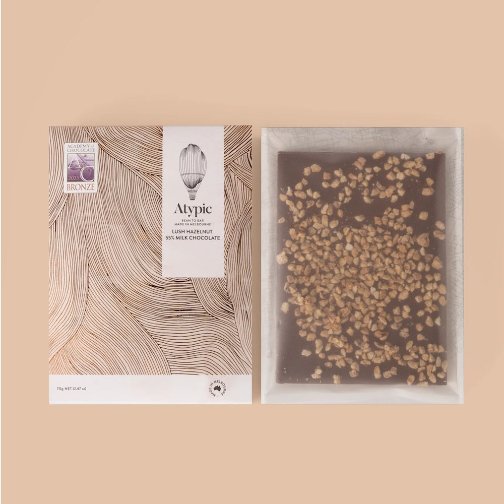 Atypic | 55% Milk Chocolate - Lush Hazelnut