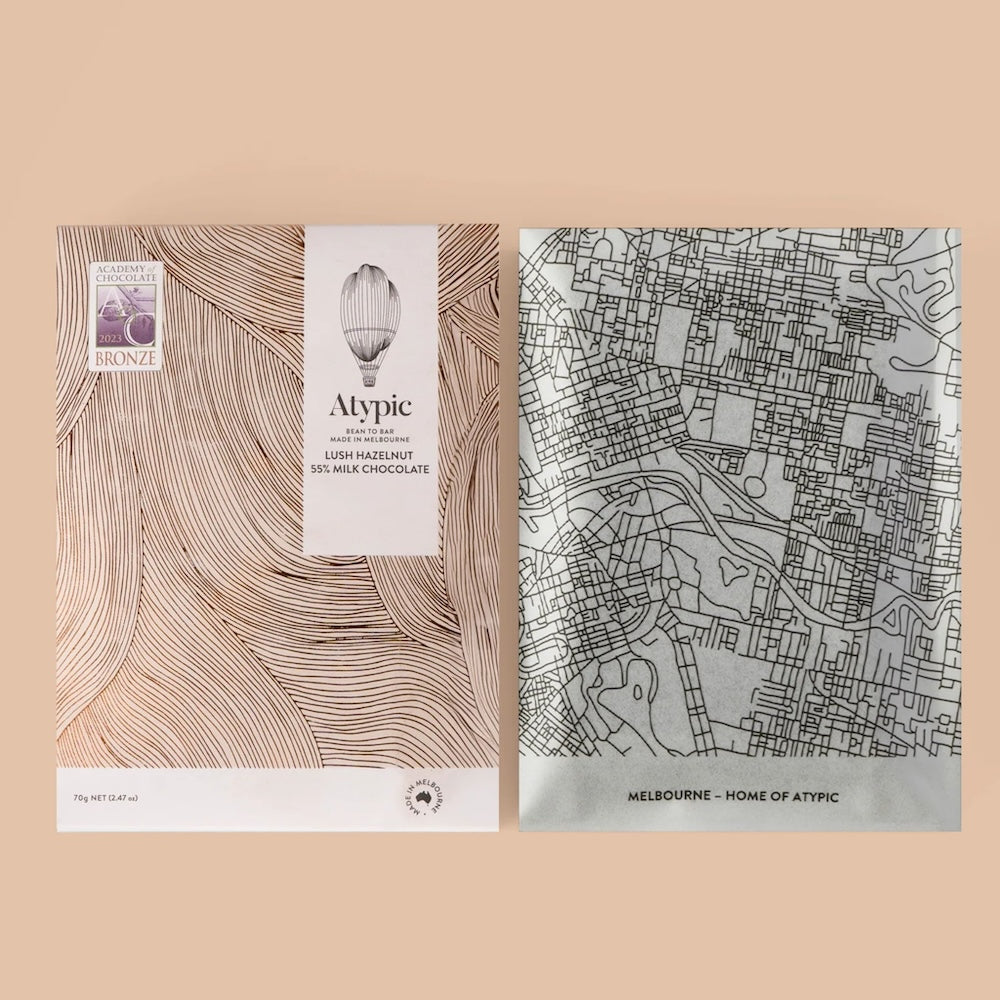 Atypic | 55% Milk Chocolate - Lush Hazelnut