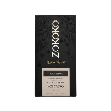 Zokoko | 40% Milk Chocolate - Black Sesame