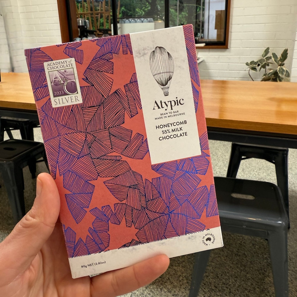 Atypic | 55% Milk Chocolate - Honeycomb