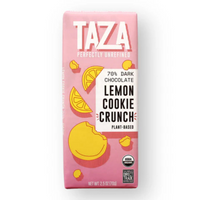 Taza | 70% Dark Chocolate - Lemon Cookie Crunch