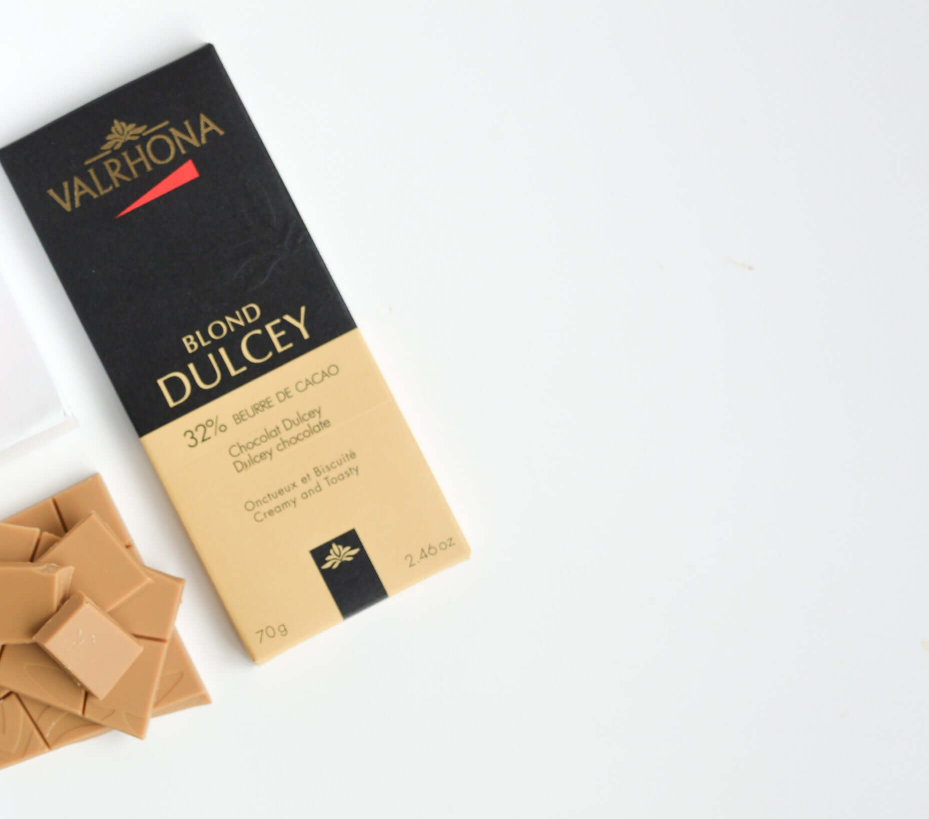 Valrhona Chocolate  35% Blonde Chocolate - Dulcey