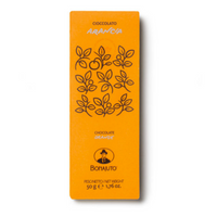 A unique chocolate bar from Italian brand, Antica Dolceria Bonajuto, with 65% dark chocolate and Sicilian orange peel.
