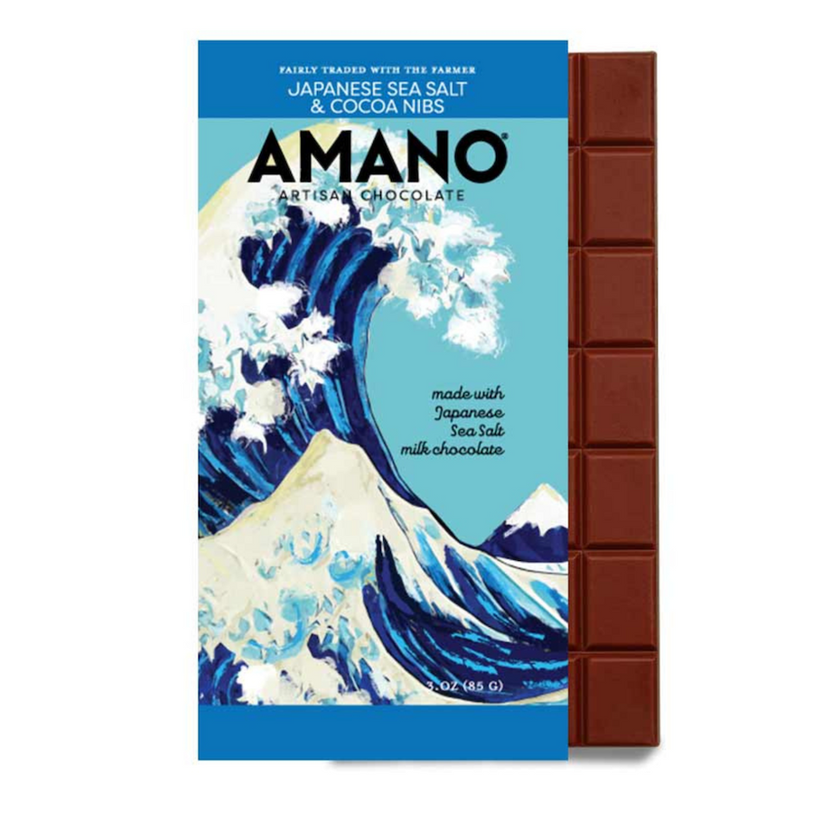 Amano | Milk Chocolate - Japanese Sea Salt & Nibs