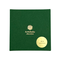 Artichoke Chocolate Esmeraldas Milk 55% bar, Japanese bean-to-bar chocolate with Ecuadorian Nacional cacao