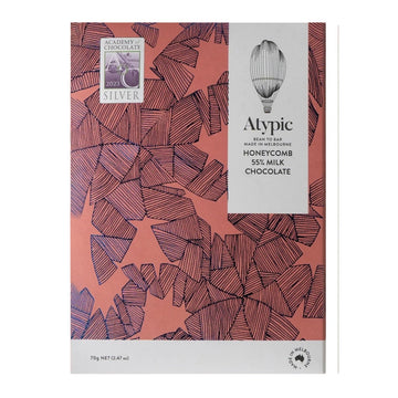 Atypic | 55% Milk Chocolate - Honeycomb