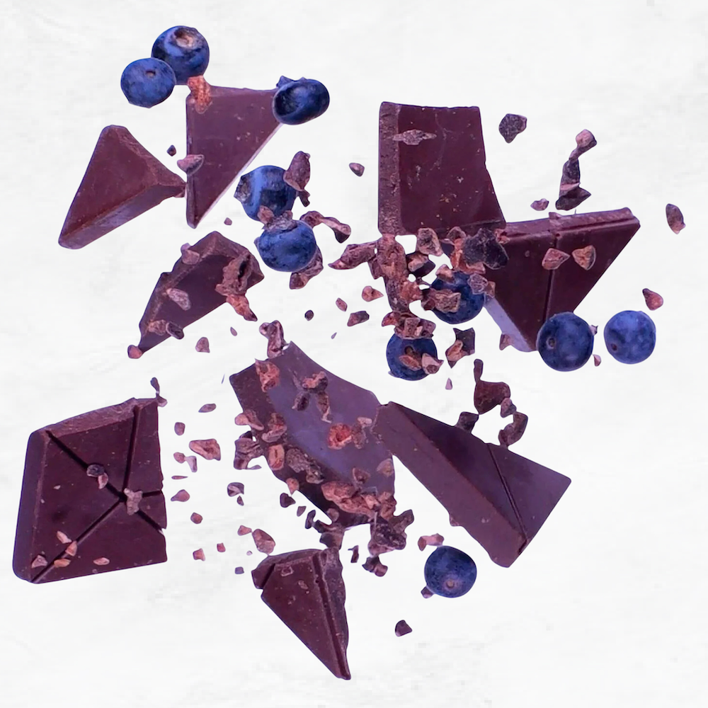 Goodio | 61% Dark Chocolate - Wild Blueberry