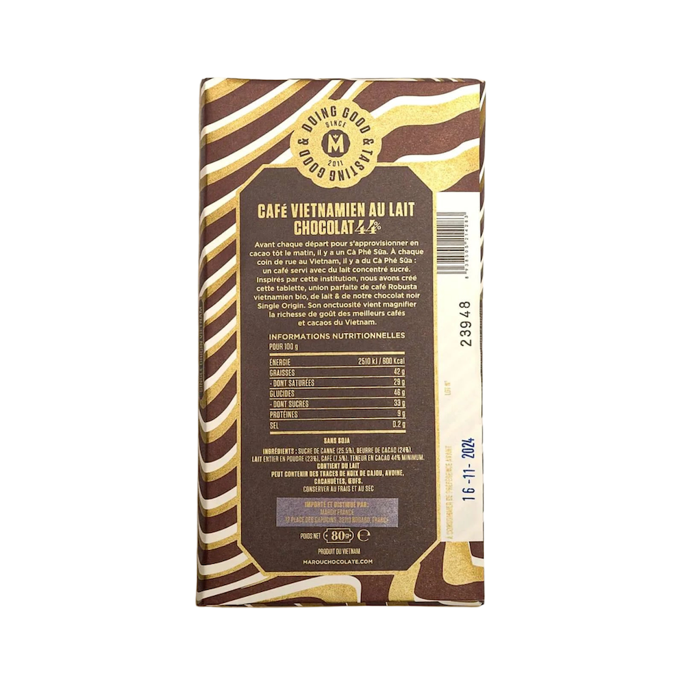 Marou | Milk 44% Vietnamese Coffee