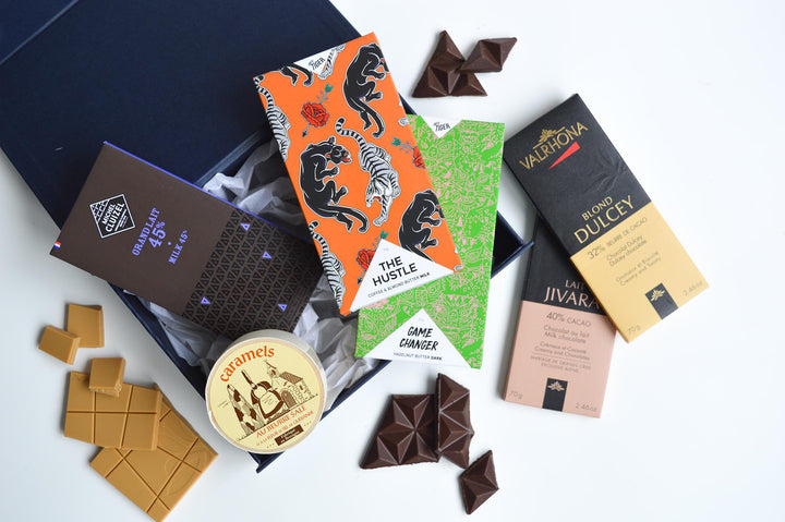 Premium chocolate gift boxes - delivered anywhere in Australia. Artisan, bean to bar chocolate - ethically sourced and sustainably packaged.