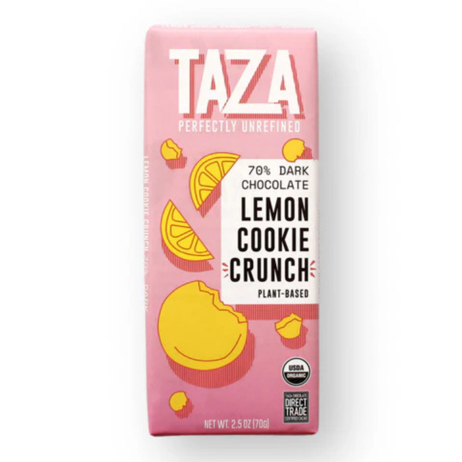 Taza | 70% Dark Chocolate - Lemon Cookie Crunch