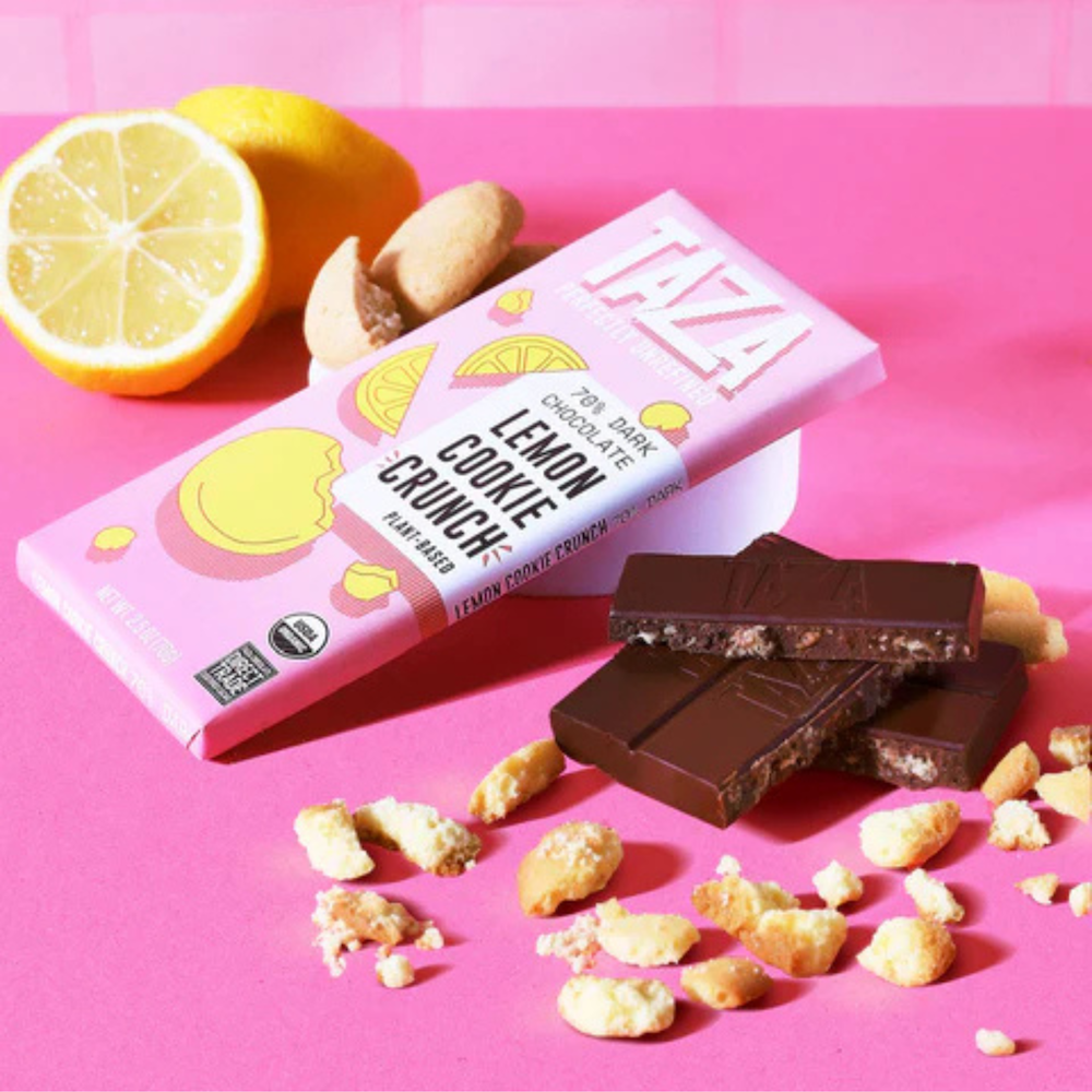 Taza | 70% Dark Chocolate - Lemon Cookie Crunch
