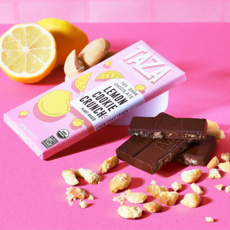 Taza | 70% Dark Chocolate - Lemon Cookie Crunch
