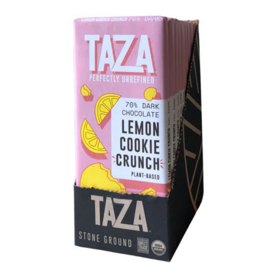 Taza | 70% Dark Chocolate - Lemon Cookie Crunch