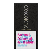 Zokoko | 70% Dark - Salted Almond & Raisin