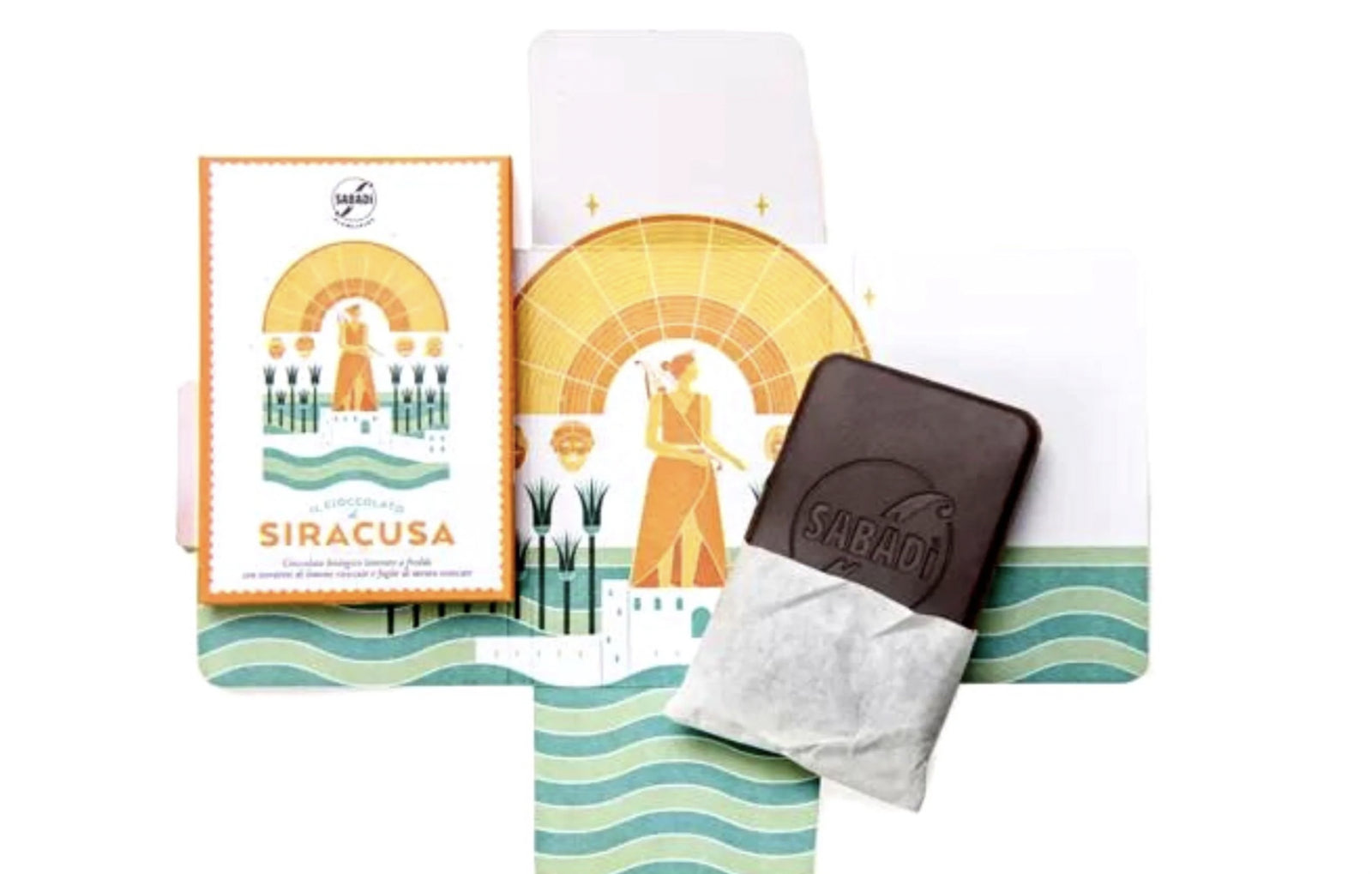 Sabadi | 60% Dark Chocolate - Sircusa - Mint & Lemon | Cold Pressed