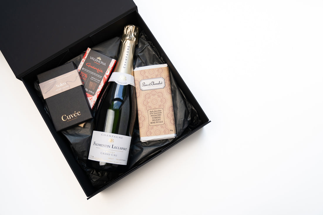 Premium Chocolate & Champagne Gift Box