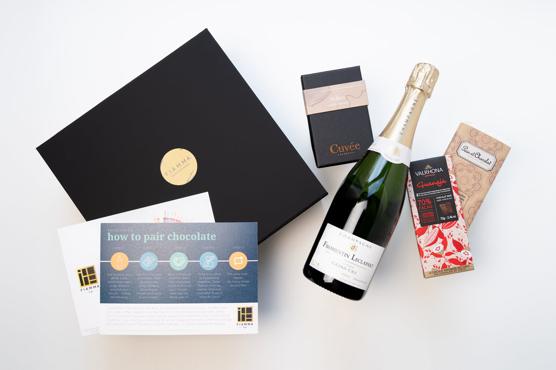 Premium Chocolate & Champagne Gift Box