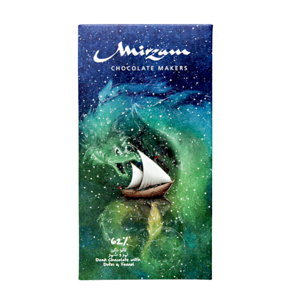 Mirzam | 62% Dark Chocolate - Dates & Fennel